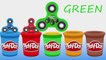 Learn Colors with Fidget Spinner and Play Doh for Kids - Colors for Children Learn with Play Doh