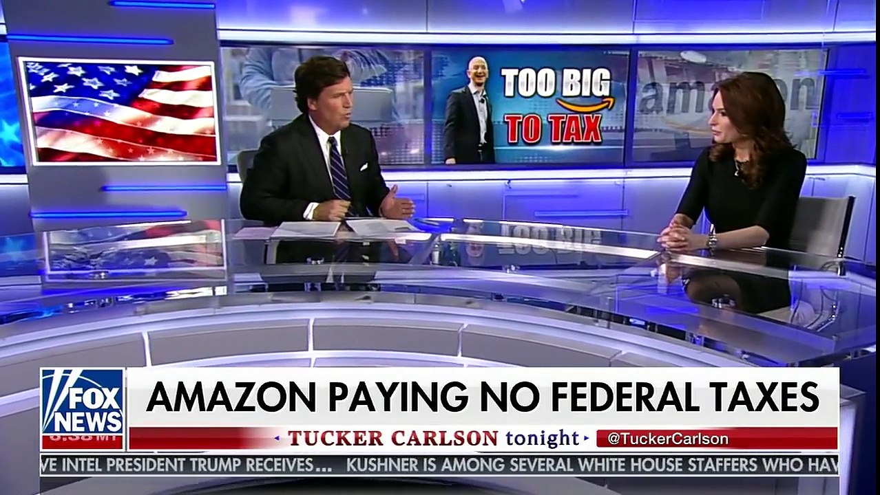 Tucker Slams Amazon for Paying Zero Federal Income Taxes