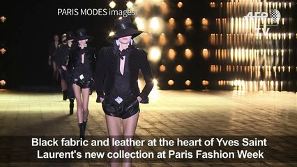 Paris Fashion Week: Saint Laurent reveals new collection