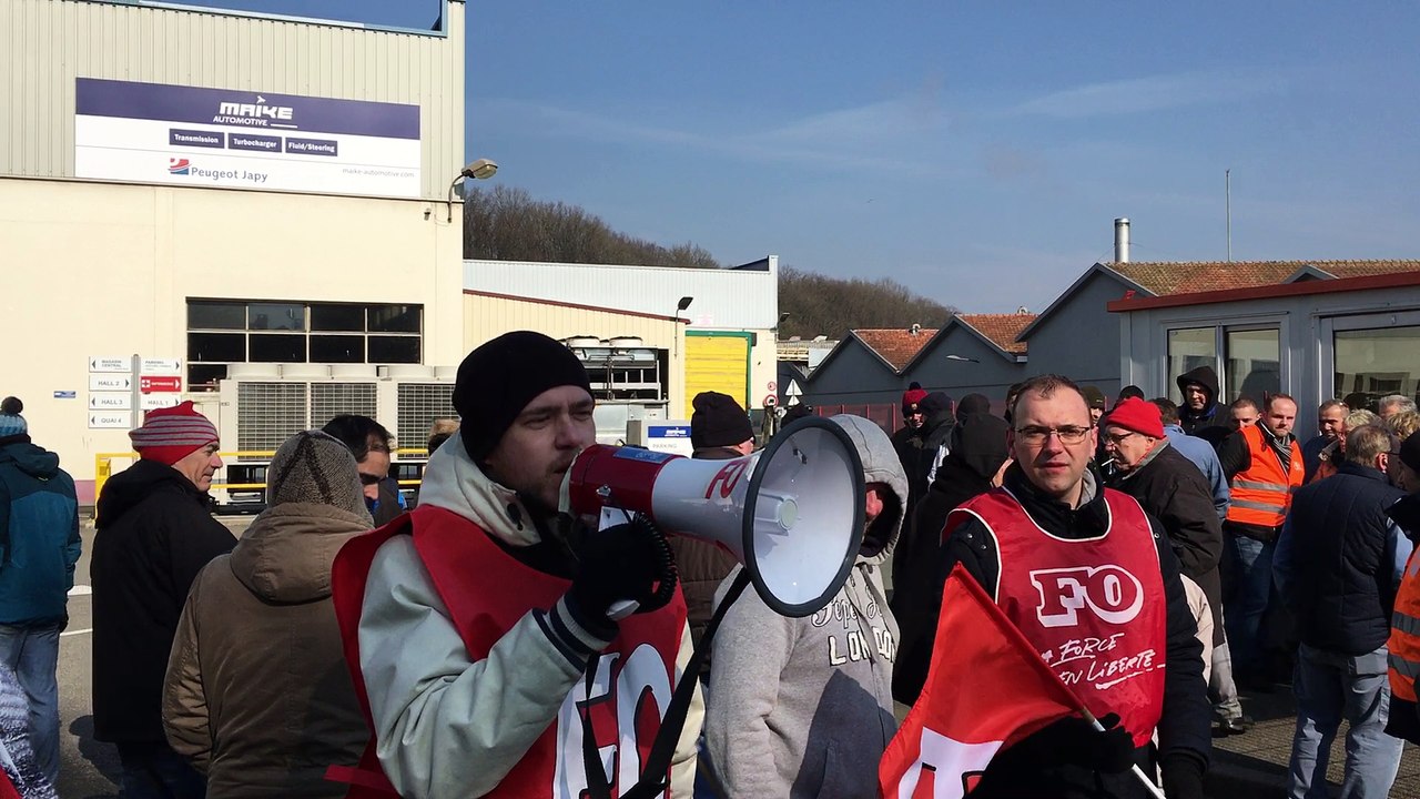 Grève chez Peugeot Japy à Valentigney (Doubs) pour éviter 58 licenciements