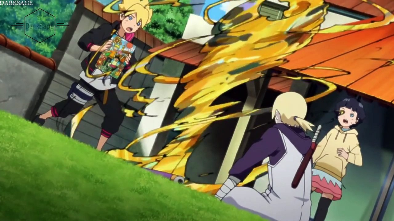 Inojin Becomes Himawari's Pupil and Finally Awakens His Super Beast Scroll