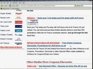 Airfrance.co.uk Coupons - How to use Airfrance.co.uk coupons