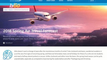 Avoid Flying on These Days if You Want a Smoother Spring Break