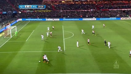 Steven Berghuis  Goal HD - Feyenoord	1-0	Willem II 28.02.2018