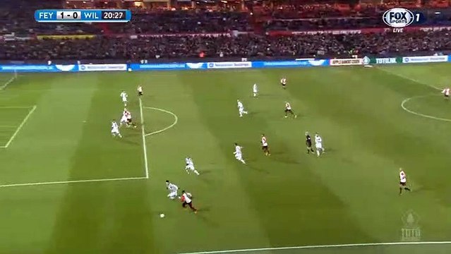Steven Berghuis Goal HD - Feyenoord	1-0	Willem II 28.02.2018