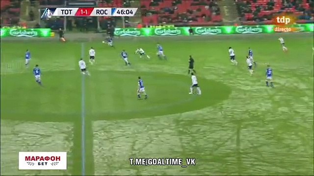 Fernando Llorente Goal - Tottenham 2-1 Rochdale - 28.02.2018