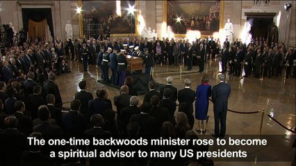 Trump and Congress pay tribute to late Reverend Billy Graham