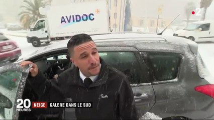 Neige : galère dans le sud