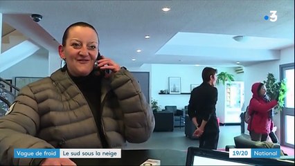 Vague de froid : le sud sous la neige