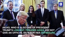 Hope Hicks to Resign as White House Communications Director