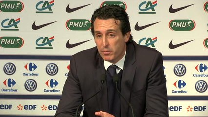 Coupe de France - PSG - OM: La réaction d'Unai Emery