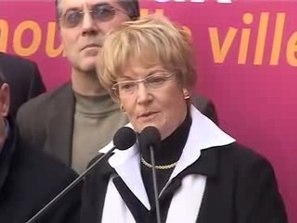 Inauguration de la permanence : discours d'Hélène Mandroux