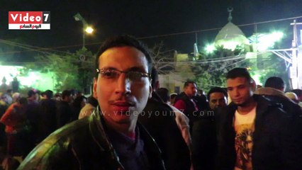 محمود التهامى يعترض على مسؤلى "السيدة نفيسة "بقوله" حسبنا الله ونعم الوكيل "