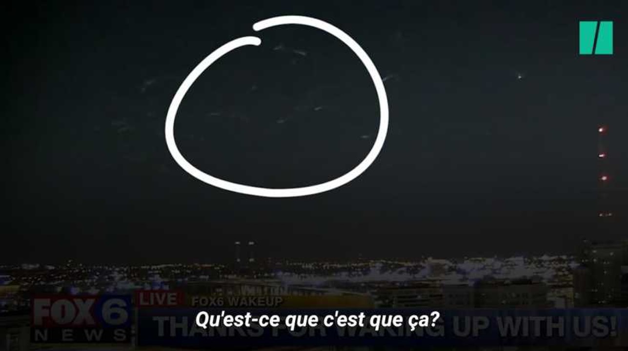 Ces journalistes sont dépassés devant ces lueurs incompréhensibles lors d'un direct? Les internautes, eux, ont compris