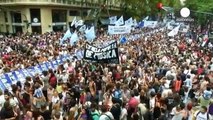 Argentina: Thousands march 40 years after military dictatorship began