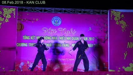 Nunchaku kid xuân 2018. Cậu bé nhỏ nhất đánh côn nhị khúc siêu nhất Việt Nam