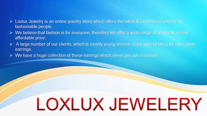 Latest and Trendy Tessel Earrings by LoxluxJewelry