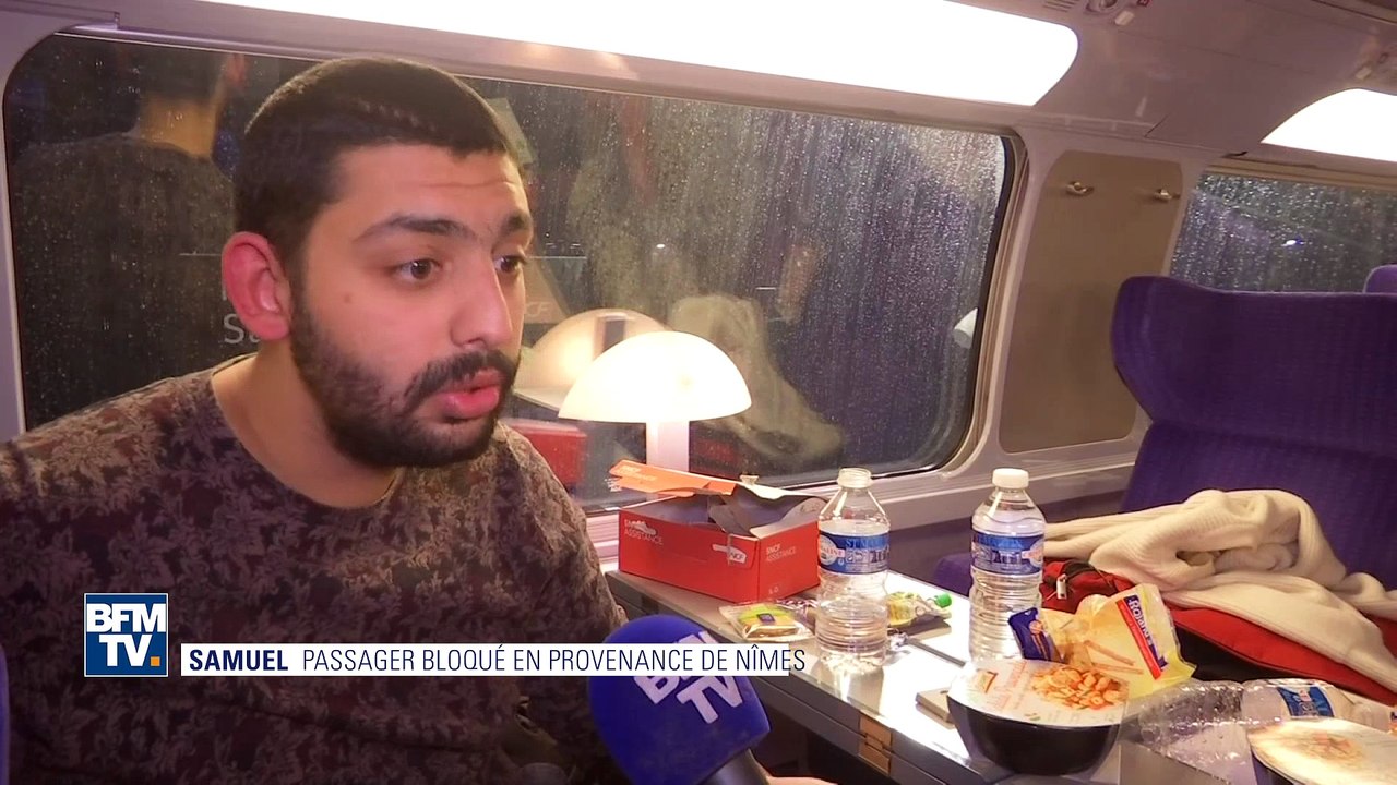 Neige: dans les trains aussi, les voyageurs ont dû patienter