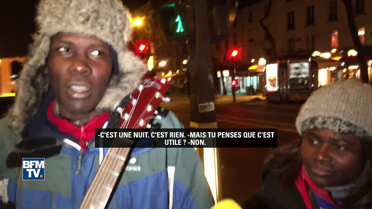 A Paris, plusieurs élus passent la nuit dehors pour alerter sur le sort des sans-abri