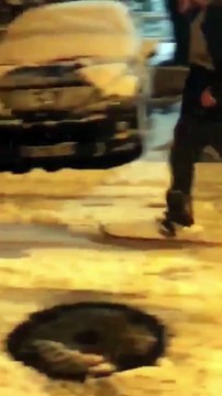 Chutes de neige sur la Côte d'Azur: ils font du snowboard et de la luge à Nice