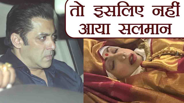 Sridevi: REASON behind Salman Khan's ABSENCE from Sridevi's last journey | FilmiBeat