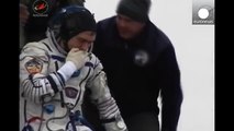 NASA spaceman Scott Kelly returns to Earth after record breaking ISS stint