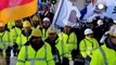 Thousands of steel workers descend upon Brussels to defend Europe's struggling steel industry