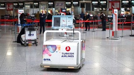 Bagaj Robotu Leo Görücüye Çıktı! Artık THY Yolcularının Hizmetinde