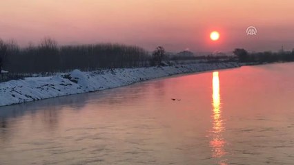 Kar Yerini Ayaza Bıraktı
