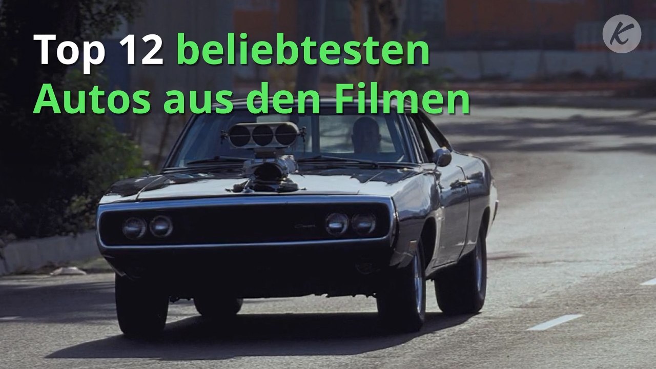 Top 12 beliebtesten Autos aus den Filmen