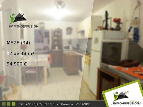 T2 A vendre Meze 38m2 - Centre ville