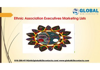 Ethnic Association Executives Marketing Lists