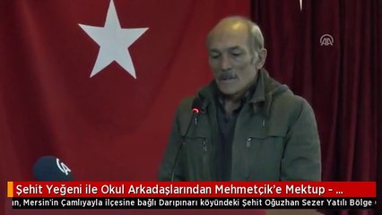 Şehit Yeğeni ile Okul Arkadaşlarından Mehmetçik'e Mektup - Mersin
