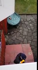 Un cambrioleur se fait prendre en flag'