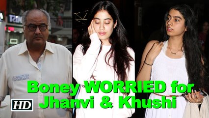 Boney Kapoor WORRIED for Jhanvi & Khushi post Sridevi's DEATH