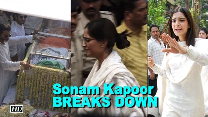 Sonam Kapoor gets ANGRY, thereafter BREAKS DOWN