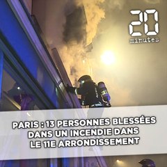 Paris : 13 personnes blessées dans un incendie dans le 11e arrondissement