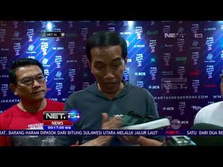 Presiden Belanja Sepatu Di Jakarta Sneaker Day  NET 24