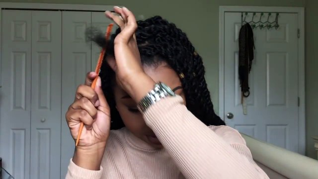 HOW TO: Easy Individual Crochet Twists | No Cornrows! | UMONA HAIR
