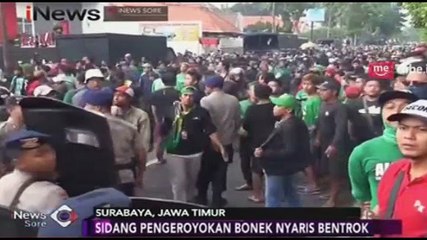 Ratusan Bonek Nyaris Bentrok dengan Pendekar Silat di Surabaya