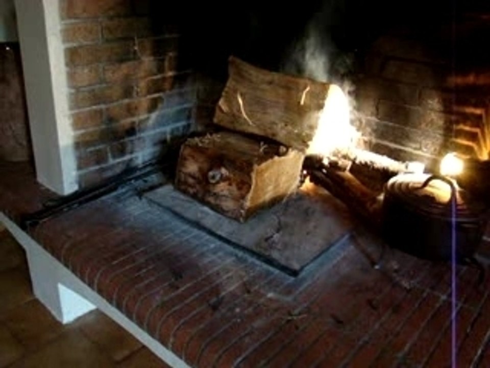 allumage de cheminée