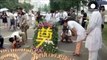 China: Tributes paid to Tianjin chemical blast victims amid pollution fears