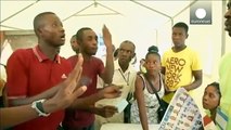 Haiti: angry scenes as voters go to the polls