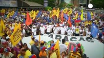 Venezuelan opposition hold protestin Caracas against food shortages