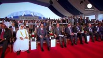 Egypt opens Suez Canal in lavish ceremony