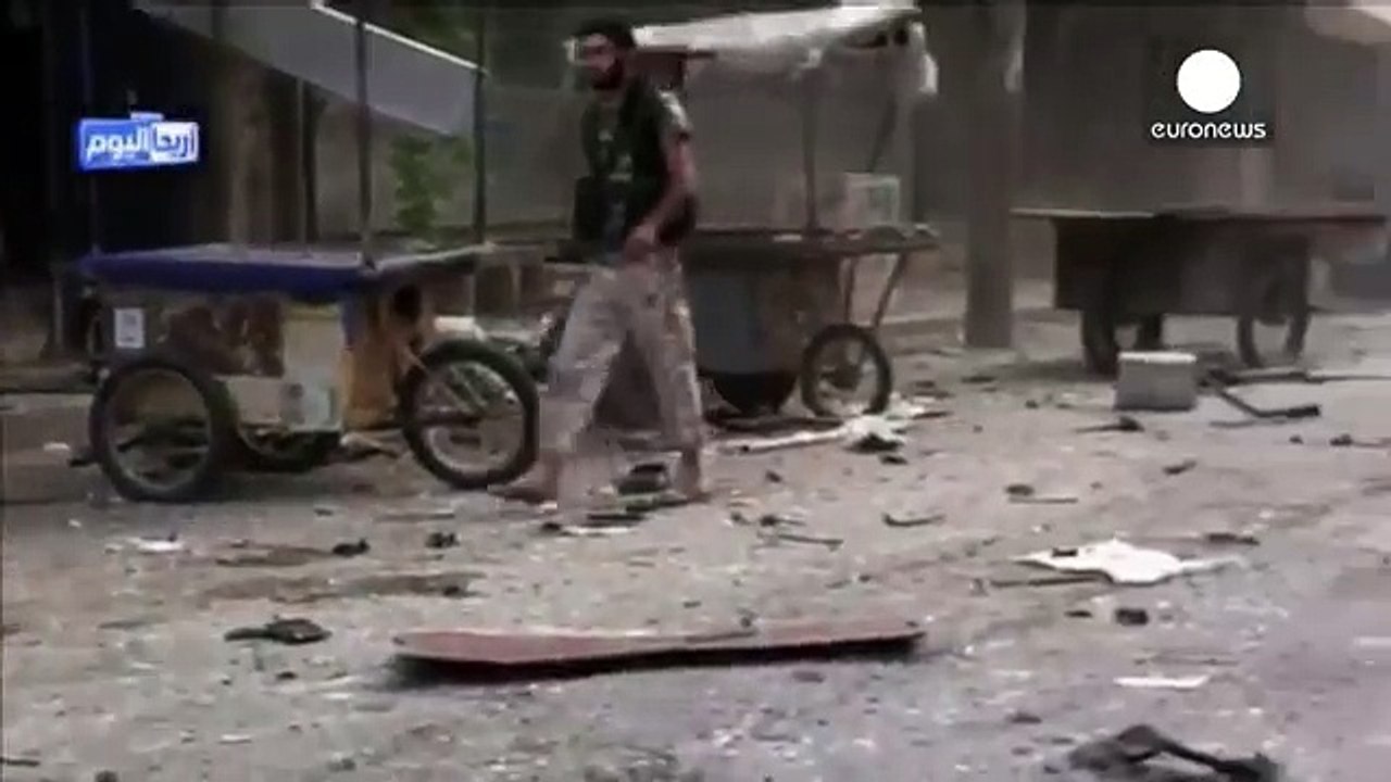 Syrian warplane crashes in rebel-held town, casualties reported