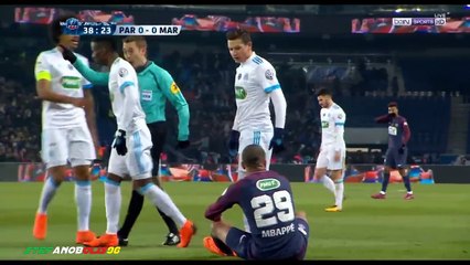 Kylian Mbappé Almost Injured by Marseille ⚽ After 3 Days from Neymar Injury Vs Marseille ⚽ 2018 _ HD