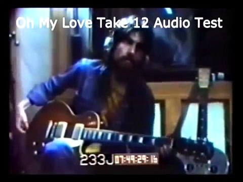 John Lennon & George Harrison at Berkshire 21 May 1971
