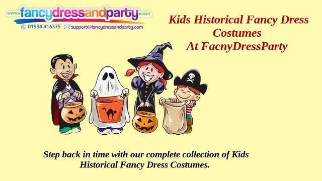 Kids Historical Fancy Dress Costumes