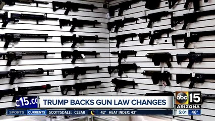 President Trump calls for gun reform